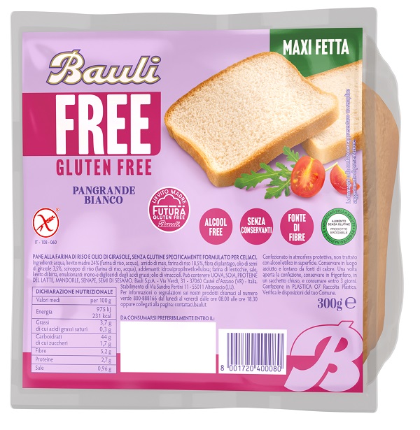 BAULI FREE PANGRANDE BIANCO 300 G - Farmadott.it