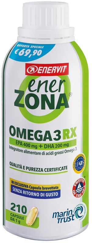 ENERZONA OMEGA 3RX 210 CAPSULE 1 G OFFERTA SPECIALE - Farmadott.it