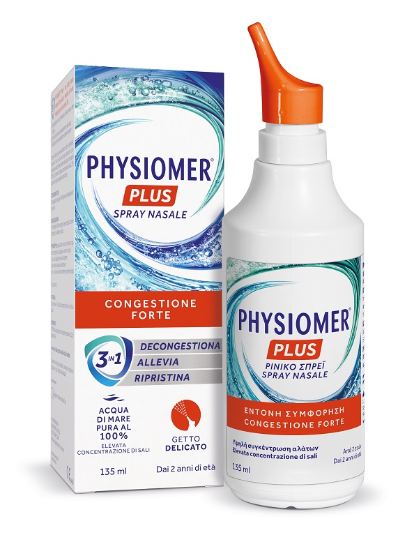 SPRAY NASALE PHYSIOMER PLUS GETTO DELICATO 135 ML - Farmadott.it