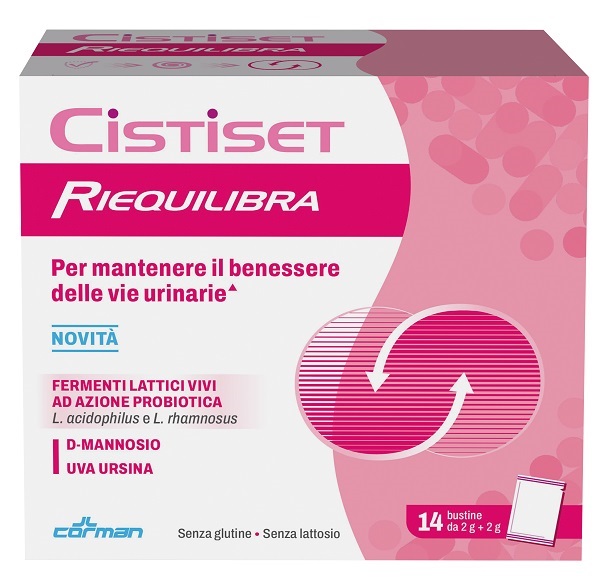 CISTISET RIEQUILIBRA 14 BUSTINE SENZA GLUTINE SENZA LATTOSIO - Farmadott.it