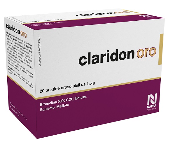 CLARIDON ORO 20 BUSTINE OROSOLUBILI DA 1,6 G - Farmadott.it