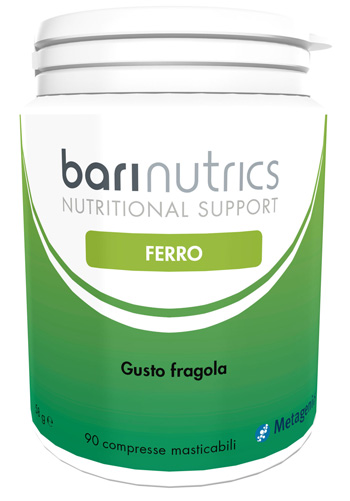 BARINUTRICS FERRO FRAGOLA ITA 90 COMPRESSE - Farmadott.it