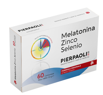 MELATONINA ZINCO SELENIO PIERPAOLI 60 COMPRESSE - Farmadott.it
