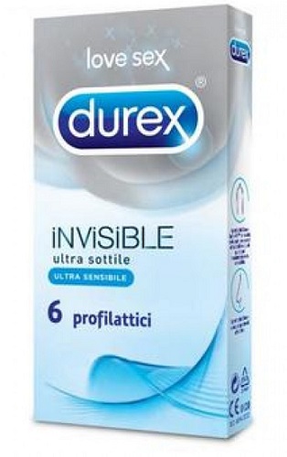 DUREX INVISIBLE PROFILATTICO 6 PEZZI - Farmadott.it