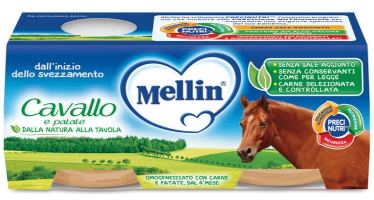MELLIN OMOGENEIZZATO CAVALLO E PATATE 2 X 80 G - Farmadott.it