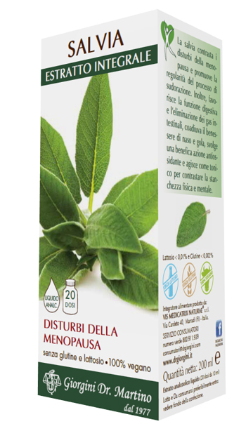 SALVIA ESTRATTO INTEGRALE 200 ML - Farmadott.it