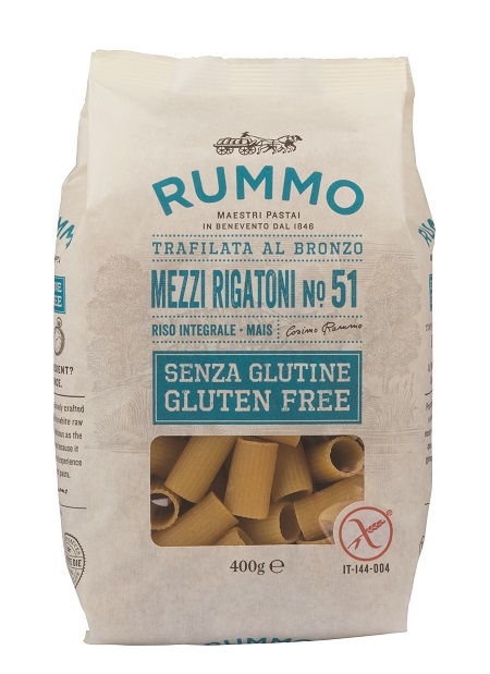 RUMMO MEZZI RIGATONI N51 DI RISO INTEGRALE E MAIS 400 G - Farmadott.it
