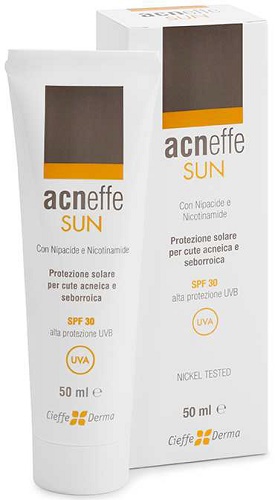 ACNEFFE SUN SPF 30 ALTA PROTEZIONE UVB PER CUTE ACNEICA E SEBORROICA 50 ML - Farmadott.it