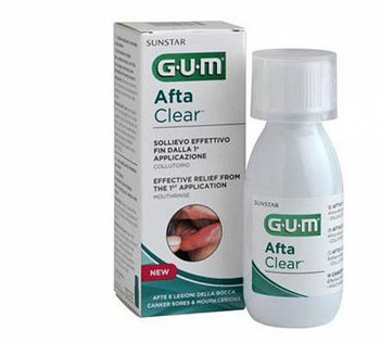GUM AFTACLEAR RINSE 120 ML COLLUTORIO - Farmadott.it