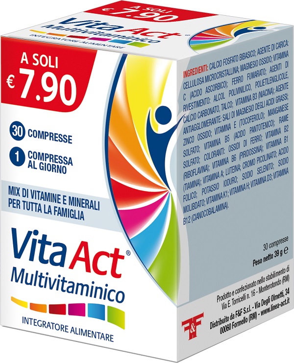 VITA ACT MULTIVITAMINICO 30 COMPRESSE - Farmadott.it