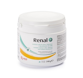 RENAL P MANGIME COMPLEMENTARE PER CANI E GATTI BARATTOLO 240 G - Farmadott.it