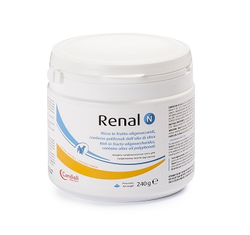 RENAL N MANGIME COMPLEMENTARE PER CANI E GATTI BARATTOLO 240 G - Farmadott.it