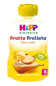 HIPP BIO FRUTTA FRULLATA PERA MELA 90 G - Farmadott.it