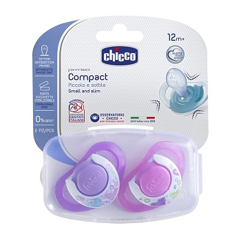 CHICCO SUCCHIETTO COMPACT GIRL S 16-36 MESI 2 PEZZI - Farmadott.it