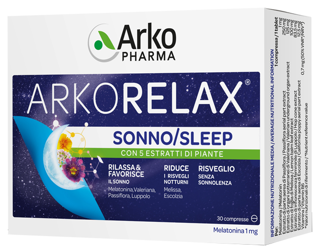 ARKORELAX SONNO 30 COMPRESSE - Farmadott.it