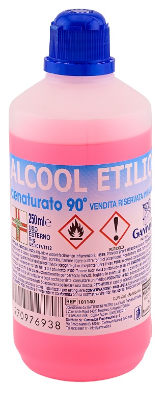 ALCOOL ETILICO DENATURATO 90 GRADI 250 ML - Farmadott.it