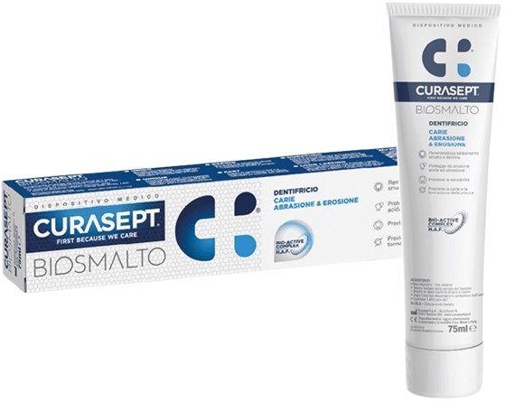 CURASEPT BIOSMALTO CARIE DENTIFRICIO 75 ML - Farmadott.it