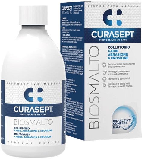 CURASEPT BIOSMALTO COLLUTORIO CARIE ABRASIONE&EROSIONE 300 ML - Farmadott.it