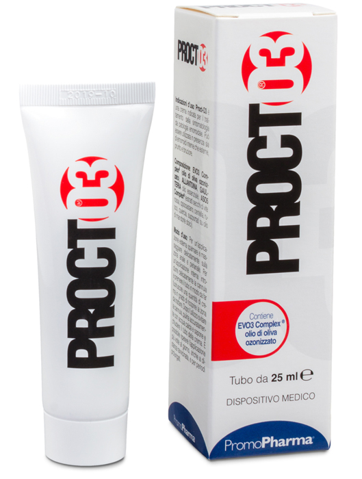 PROCTO3 CREMA PER TRATTAMENTO EMORROIDI 25 ML - Farmadott.it