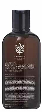 ORGANICS COSMETICS FORTIFY CONDITIONER NEEM OIL AND MILLET 250 ML - Farmadott.it