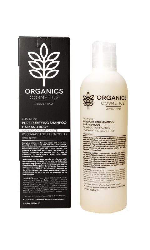 ORGANICS PHARM PURE PURIFYING SHAMPOO HAIR AND BODY 250 ML - Farmadott.it