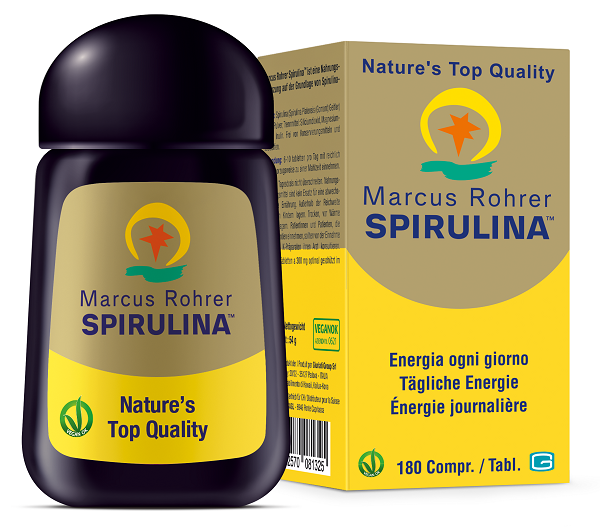 SPIRULINA MARCUS ROHRER 180 COMPRESSE - Farmadott.it