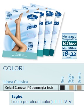 SAUBER COLLANT 140 DENARI MAGLIA LISCIA NEUTRO BEIGE 5 LINEA CLASSICA - Farmadott.it