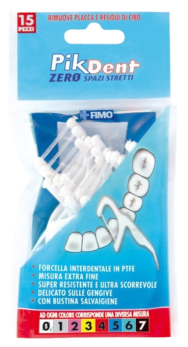 PIKDENT ZERO SPAZI STRETTI 15 FORCELLE INTERDENTALI - Farmadott.it