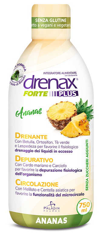 DRENAX FORTE PLUS ESOTICO CON ESTRATTO D'ANANAS 750 ML - Farmadott.it