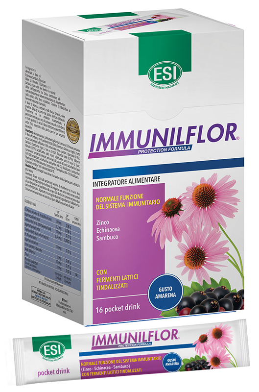 ESI IMMUNILFLOR POCKET DRINK 16 POCKET DRINK - Farmadott.it