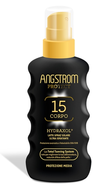 ANGSTROM PROTECT HYDRAXOL LATTE SPRAY SOLARE PROTEZIONE 15 175 ML - Farmadott.it