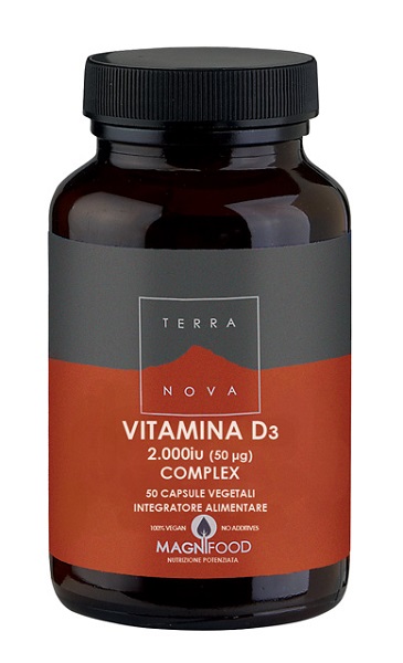 TERRANOVA COMPLESSO DI VITAMINA D3 2000 IU (50UG) 50 CAPSULE - Farmadott.it
