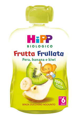 HIPP BIO FRUTTA FRULLATA PERA BANANA KIWI 90 G - Farmadott.it