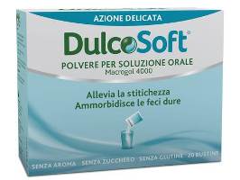 DULCOSOFT POLVERE PER SOLUZIONE ORALE 20 BUSTINE - Farmadott.it
