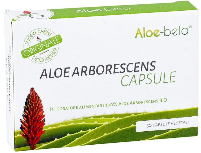 ALOE BETA 30 CAPSULE ALOE ARBORESCENS - Farmadott.it