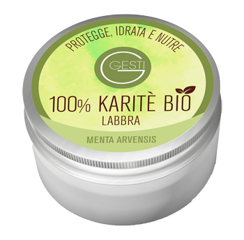 GESTI 100% KARITE' BIO 10 ML MENTA ARVENSIS LABBRA - Farmadott.it