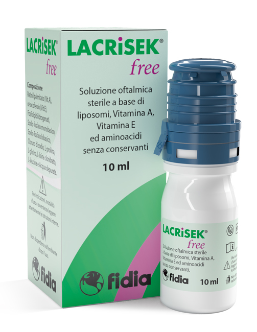 LACRISEK FREE SOLUZIONE OFTALMICA SENZA CONSERVANTI 10 ML - Farmadott.it