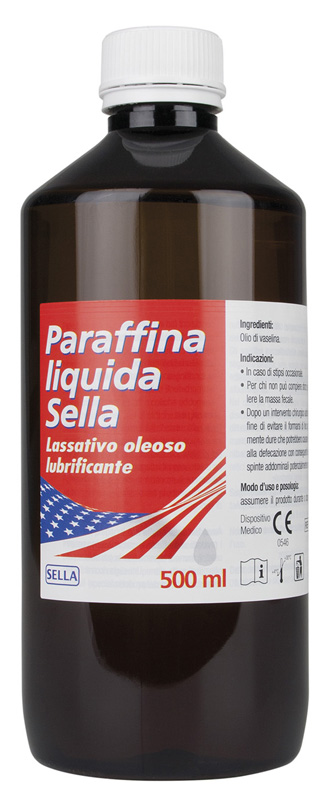 PARAFFINA LIQUIDA MD LASSATIVO 500 ML SELLA - Farmadott.it