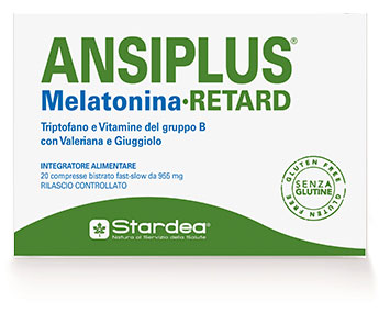 ANSIPLUS RETARD MELATONINA 20 COMPRESSE BISTRATO FAST SLOW 955 MG - Farmadott.it
