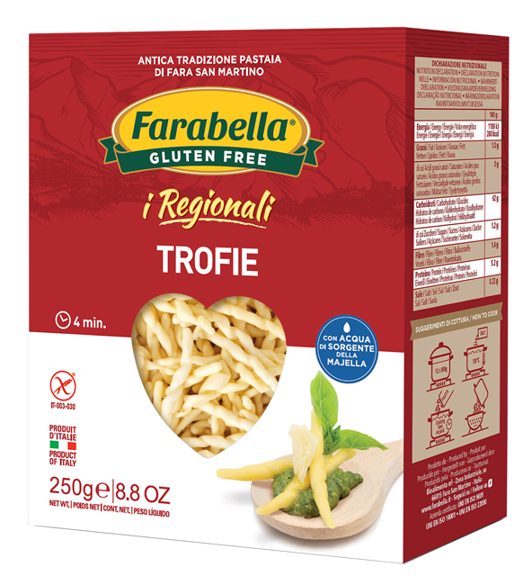 FARABELLA TROFIE I REGIONALI PASTA FRESCA STABILIZZATA 250 G - Farmadott.it
