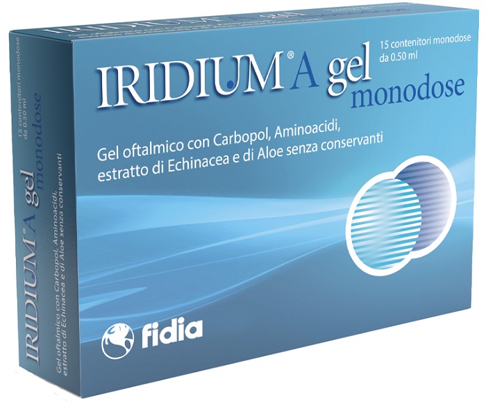 IRIDIUM A GEL OFTALMICO MONODOSE 15 CONTENITORI DA 0,50 ML - Farmadott.it
