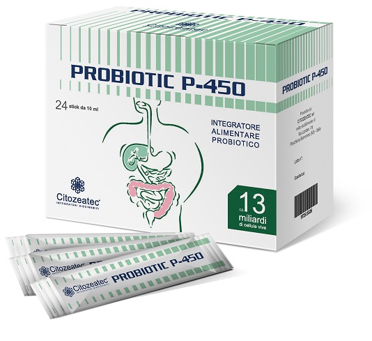 PROBIOTIC P-450 24 STICK MONODOSE 10 ML - Farmadott.it