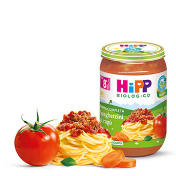 HIPP BIO SPAGHETTINI AL RAGU' 220 G - Farmadott.it