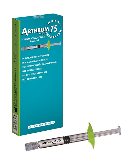 SIRINGA INTRA-ARTICOLARE ARTHRUM VISC 75 MONO INJECTION ACIDO IALURONICO 3 ML - Farmadott.it