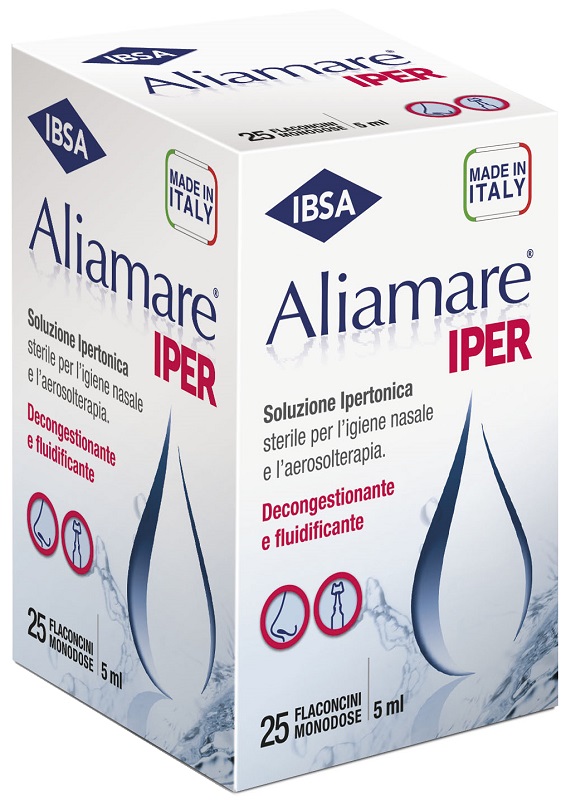 ALIAMARE IPER 25 FLACONCINI IPERTONICI DA 5 ML - Farmadott.it