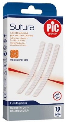 CEROTTO PER SUTURA PIC SOLUTION 6 X 100 MM 10 PEZZI - Farmadott.it