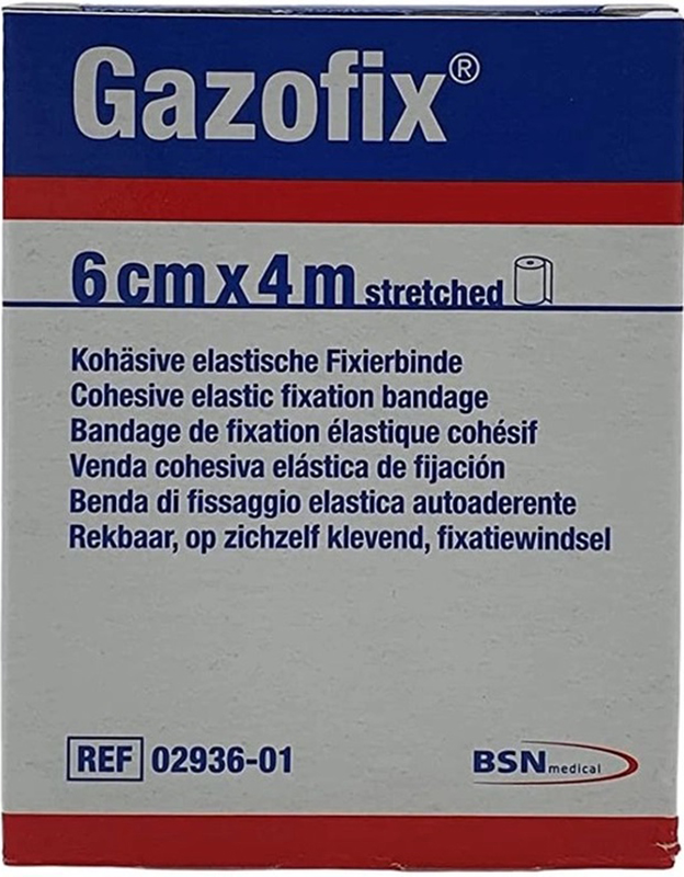 BENDA ELASTICA AUTOADESIVA GAZOFIX 6X400 CM - Farmadott.it