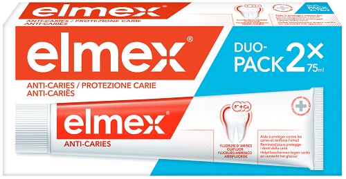 ELMEX PROTEZIONE CARIE 2 X 75 ML - Farmadott.it
