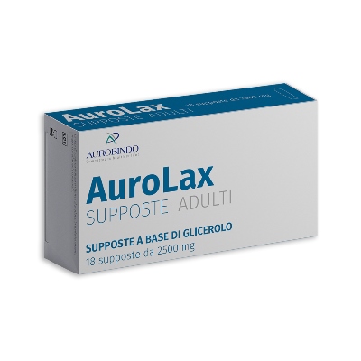 SUPPOSTE AUROLAX GLICEROLO 2500 MG 18 SUPPOSTE - Farmadott.it