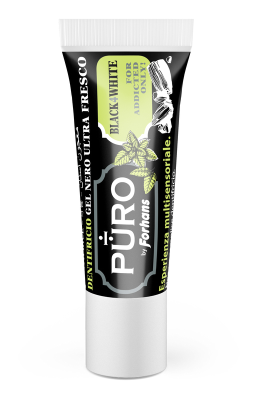 FORHANS BLACK4WHITE DENTIFRICIO 12 ML - Farmadott.it